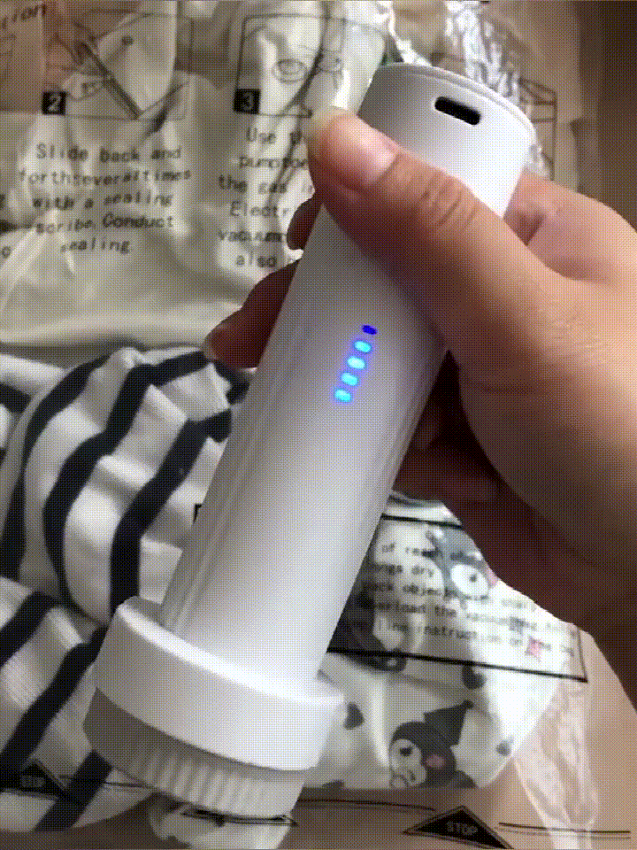 USB電動ポンプ付き真空圧縮収納袋